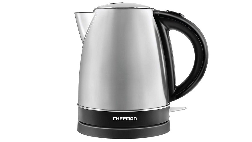 Chefman - 1.7L electric kettle - stainless steel review ⋆ hot water