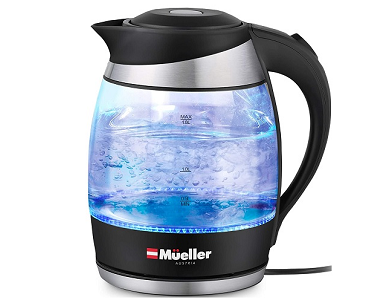 Mueller Premium 1500W electric kettle with speedboil reviews