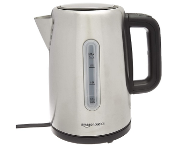 AmazonBasics stainless steel portable electric hot water kettle review